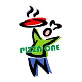 Логотип Pizza one Cafe