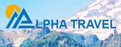 Логотип ALPHA TRAVEL